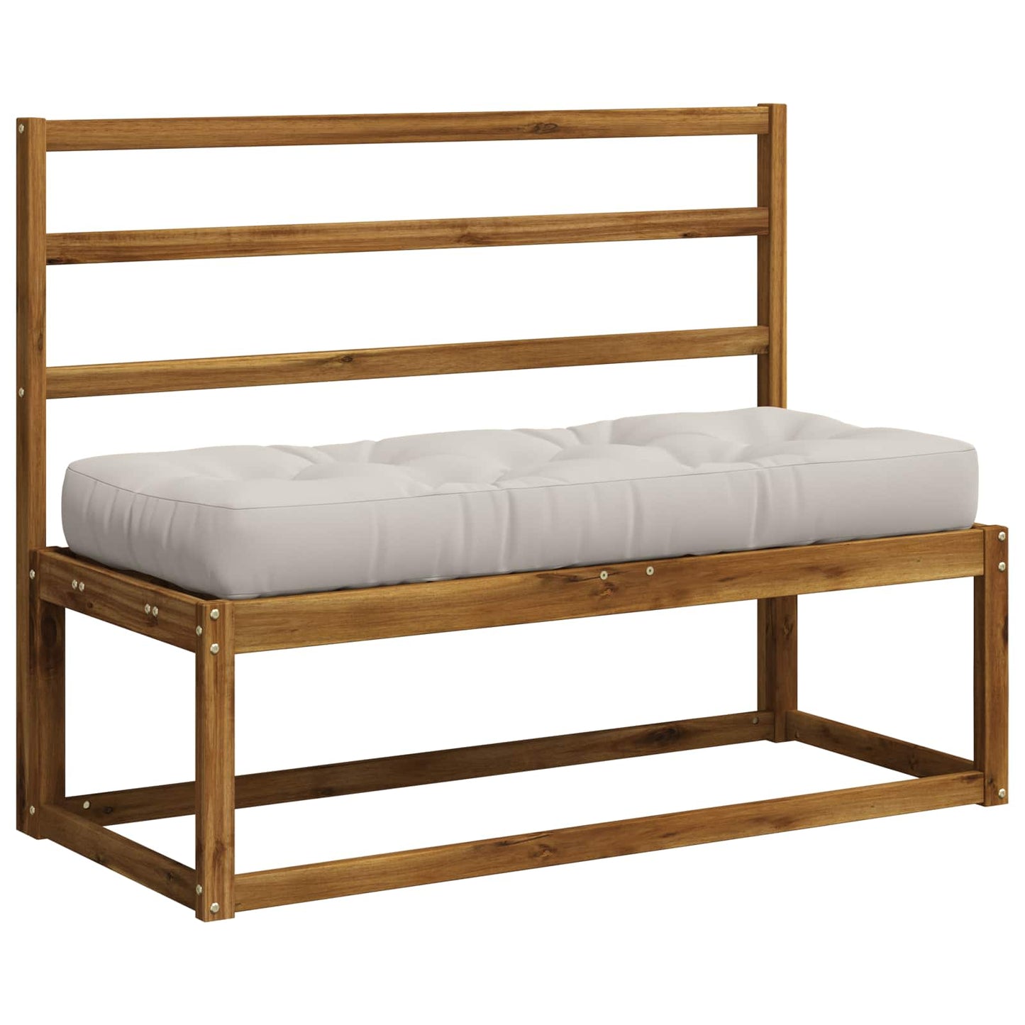 Palle sæde pude VIANEN 100% polyester Hvid 120 x 40 x 12 cm