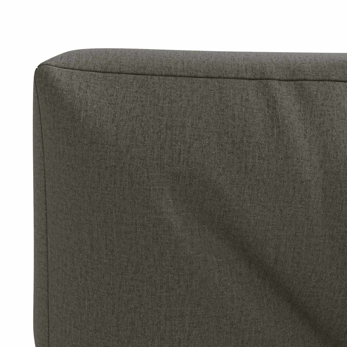 Palle rygpude VIANEN 100% polyester Antracit 120 x 40 x 12 cm