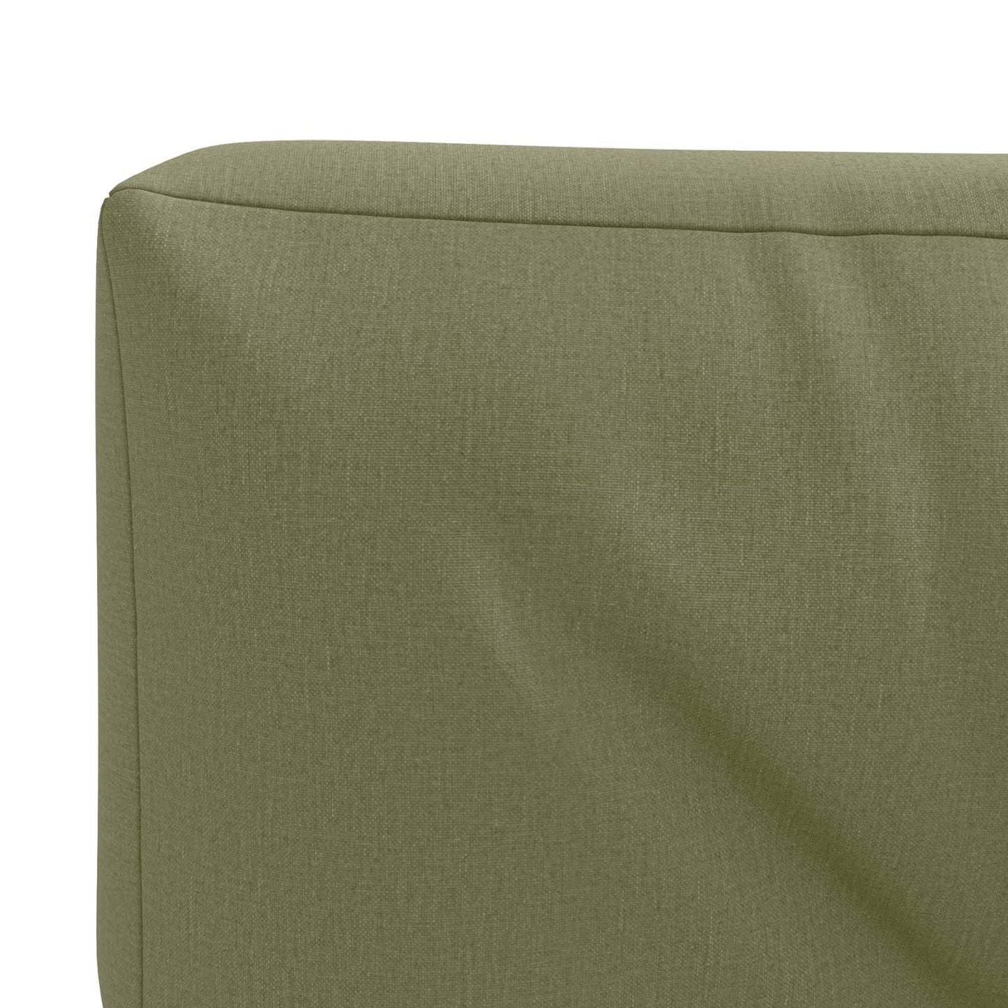 Palle rygpude VIANEN 100% polyester Olivengrøn 120 x 50 x 12 cm