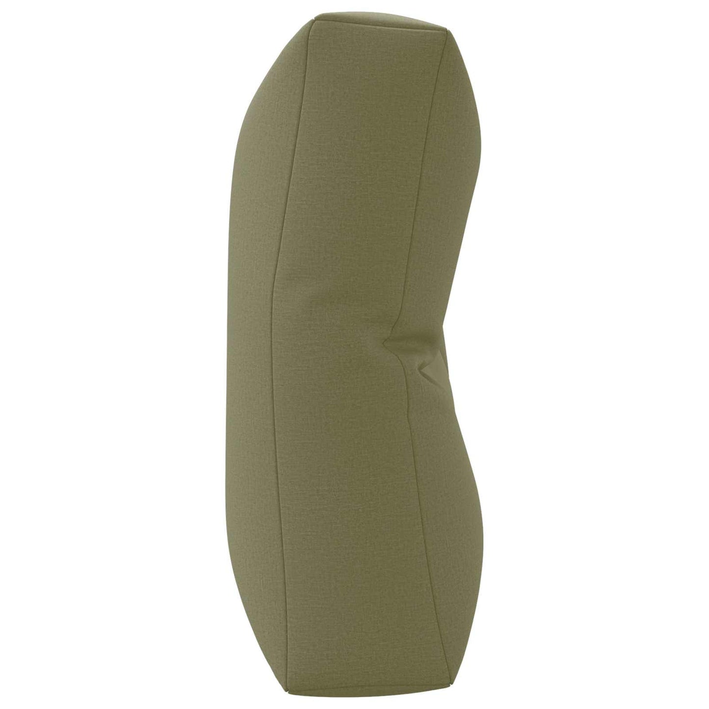 Palle rygpude VIANEN 100% polyester Olivengrøn 120 x 50 x 12 cm