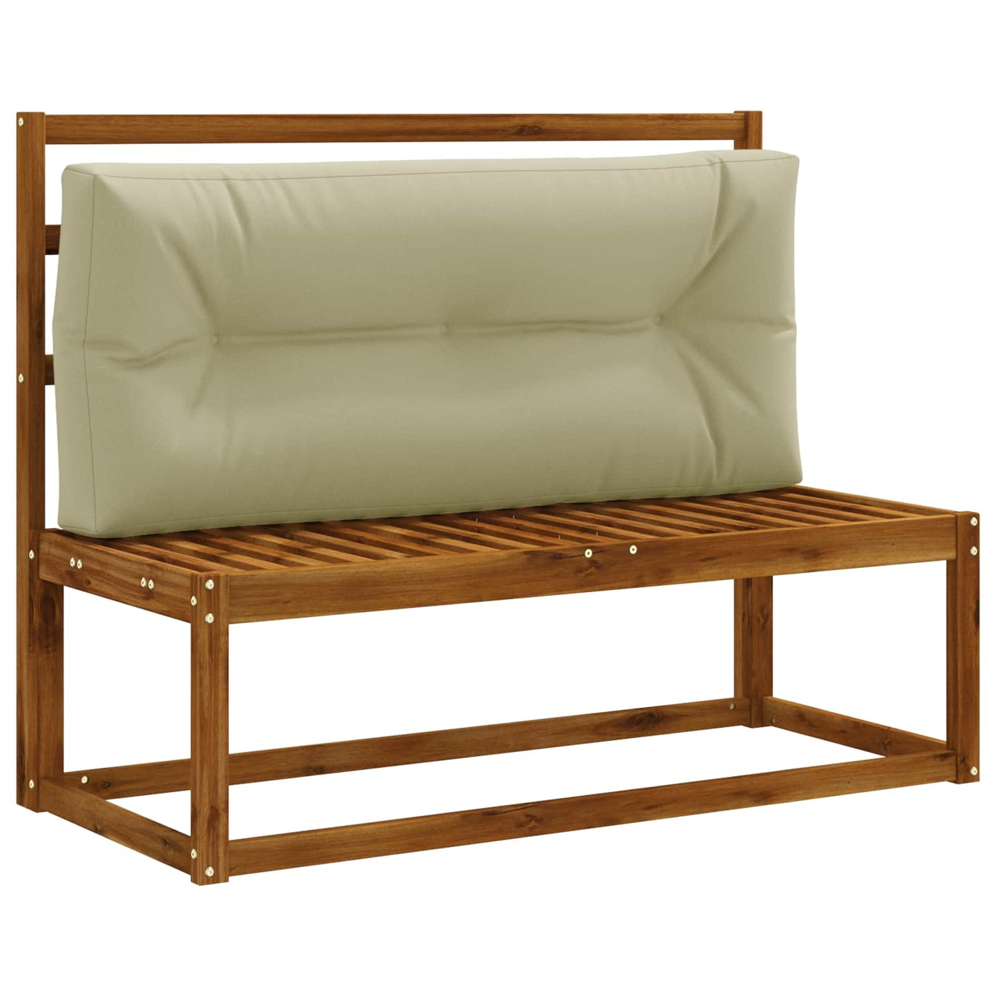 Palle rygpude VIANEN 100% polyester Lys grøn 120 x 50 x 12 cm