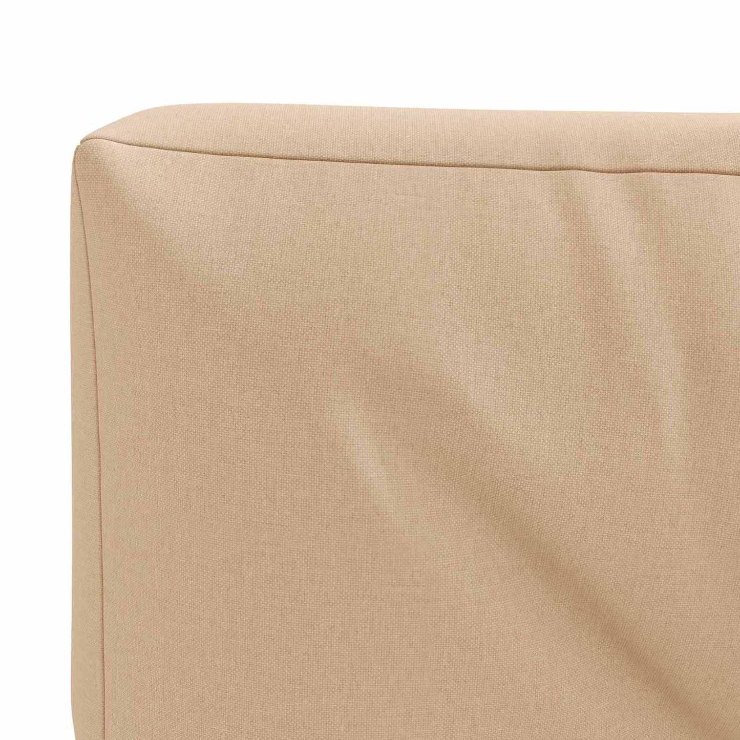 Palle rygpude VIANEN 100% polyester Sandfarvet 120 x 50 x 12 cm