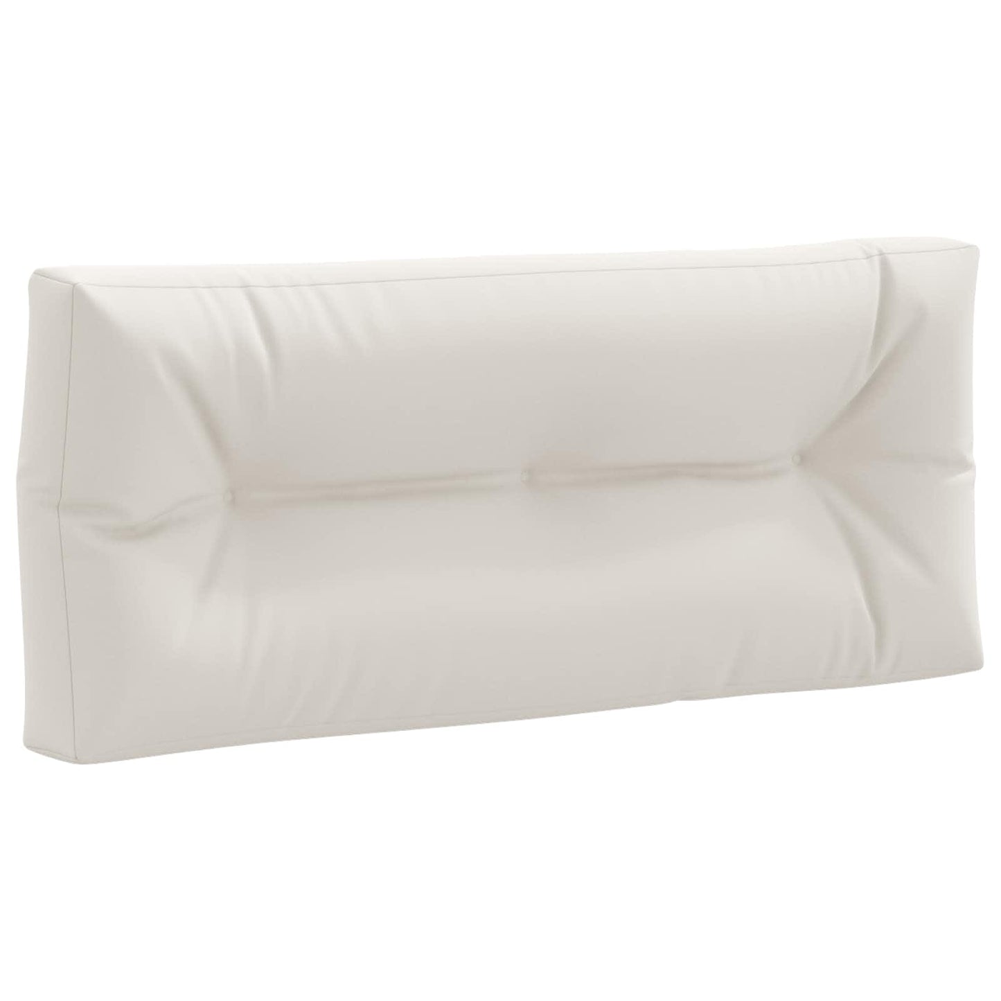 Palle rygpude VIANEN 100% polyester Hvid 120 x 60 x 12 cm