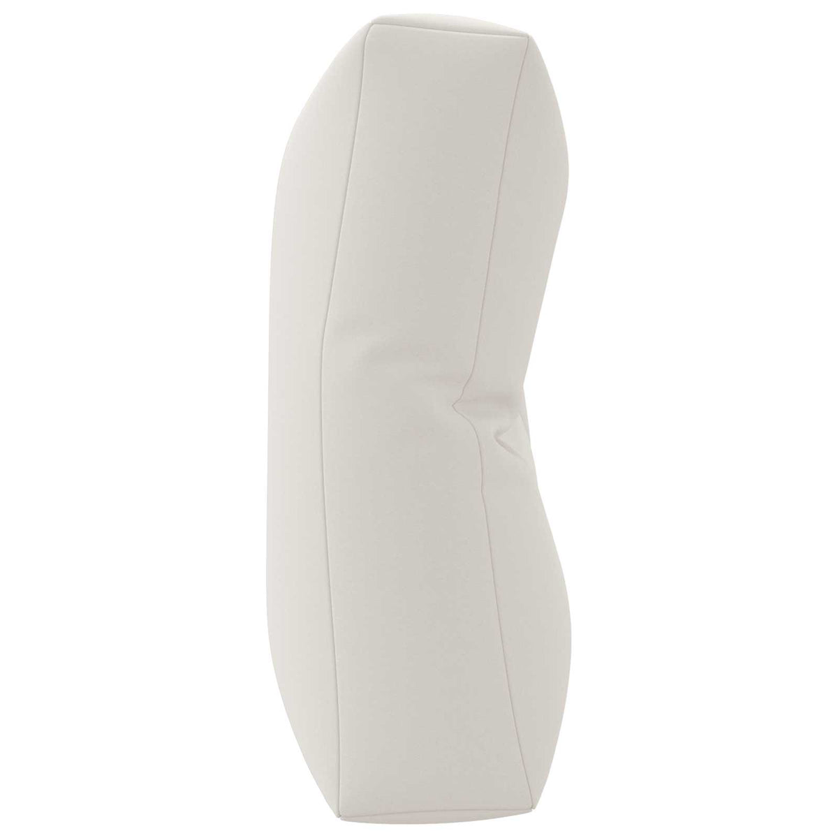 Palle rygpude VIANEN 100% polyester Hvid 120 x 60 x 12 cm