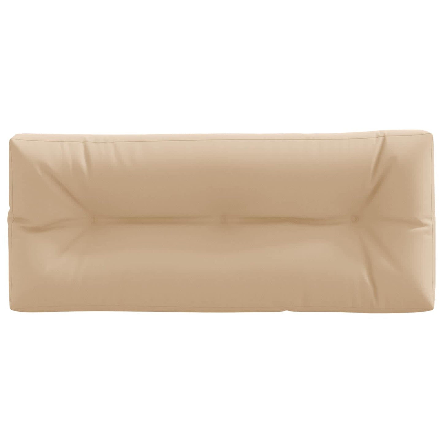 Palle rygpude VIANEN 100% polyester Sandfarvet 120 x 60 x 12 cm