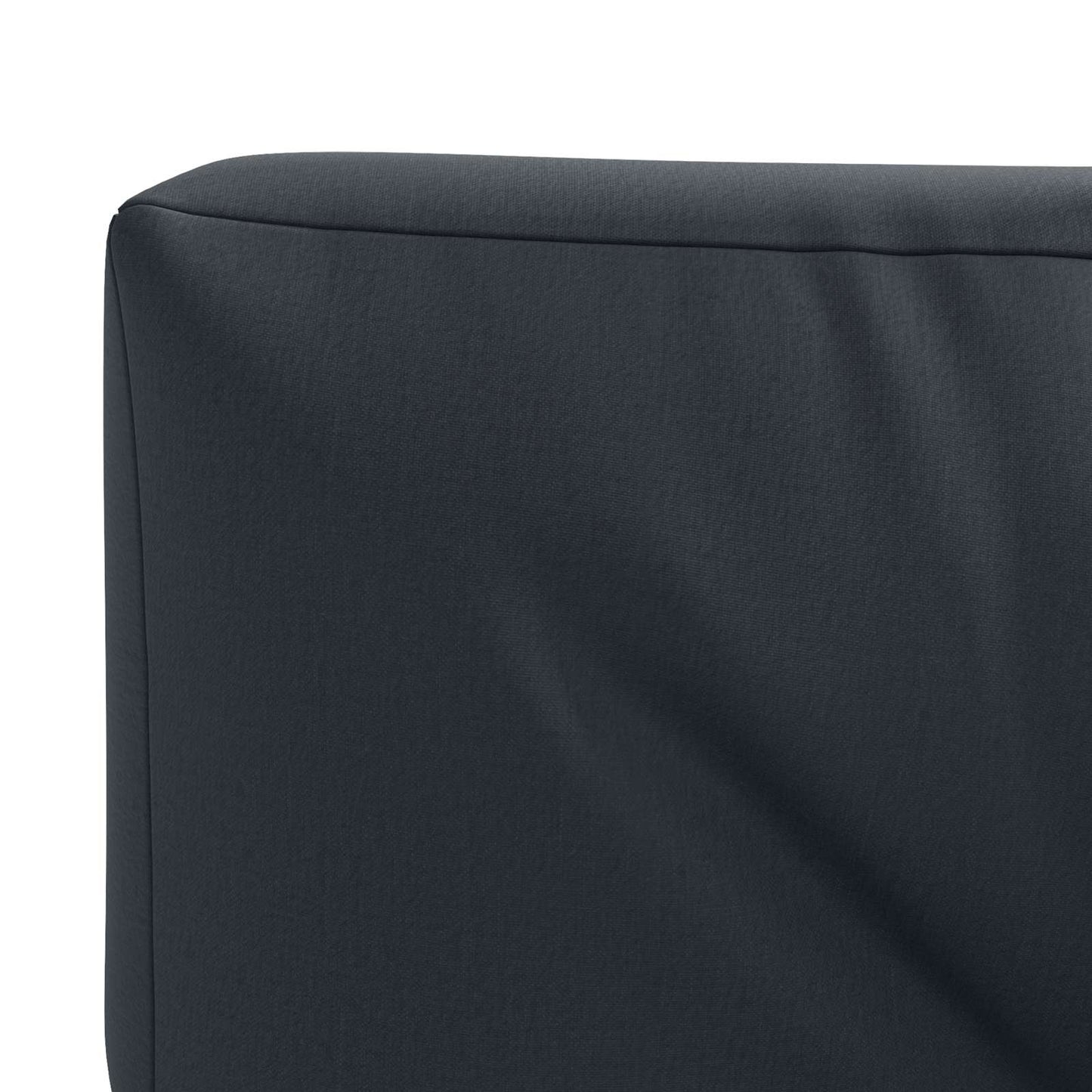 Palle rygpude VIANEN 100% polyester Mørk blå 120 x 60 x 12 cm