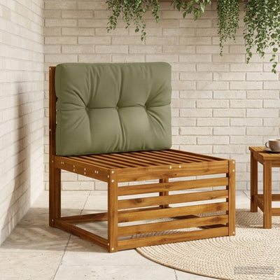 Palle rygpude VIANEN 100% polyester Olivengrøn 70 x 60 x 12 cm