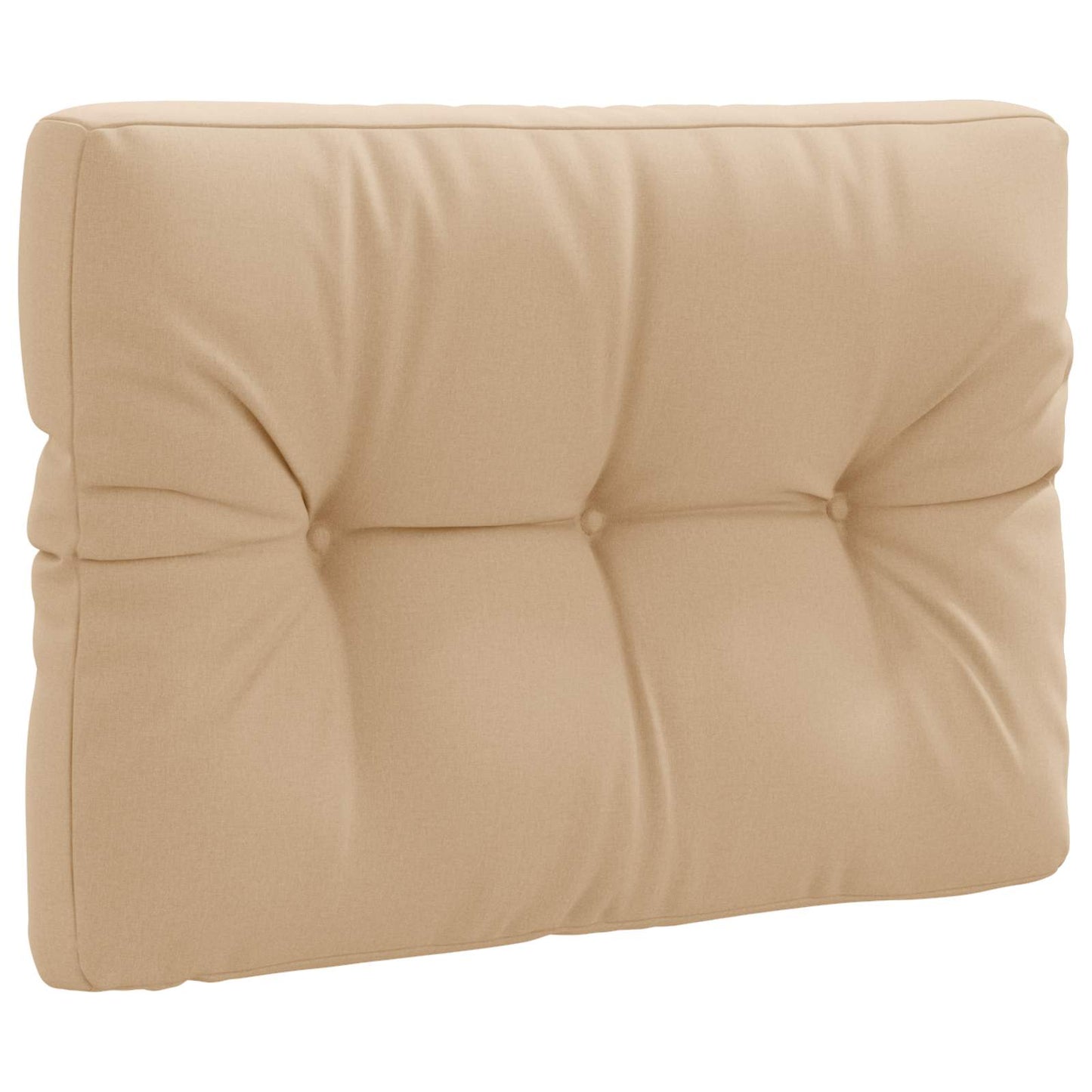 Palle rygpude VIANEN 100% polyester Sandfarvet 70 x 50 x 12 cm