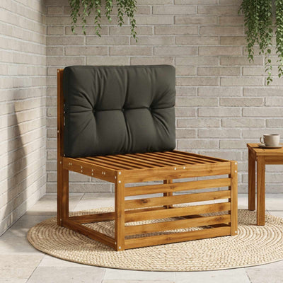 Palle rygpude VIANEN 100% polyester Sort 70 x 60 x 12 cm