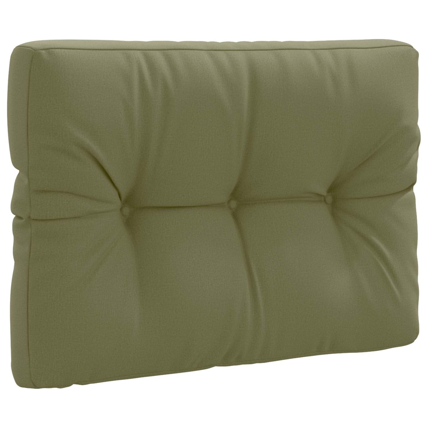Palle rygpude VIANEN 100% polyester Olivengrøn 70 x 60 x 12 cm