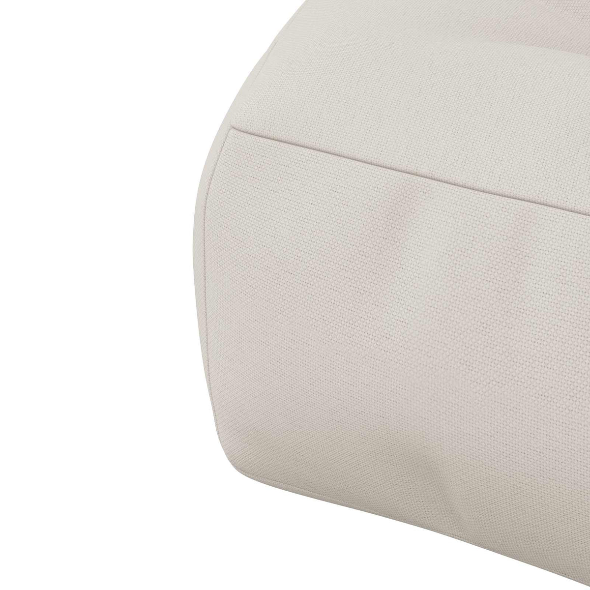 Palle rygpude VIANEN 100% polyester Hvid 70 x 60 x 12 cm