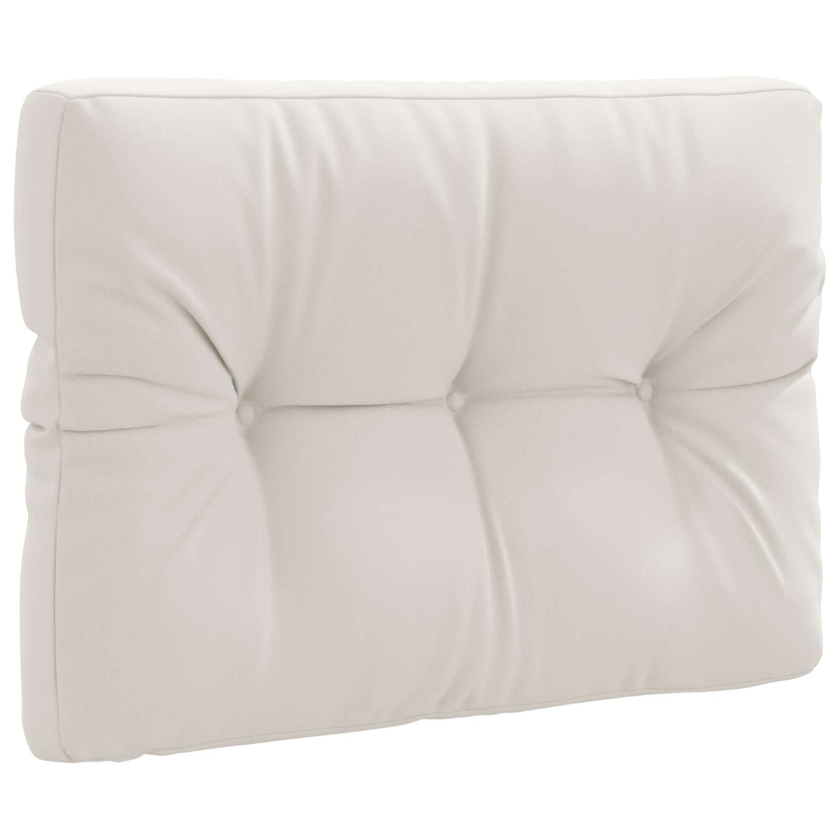 Palle rygpude VIANEN 100% polyester Hvid 70 x 60 x 12 cm