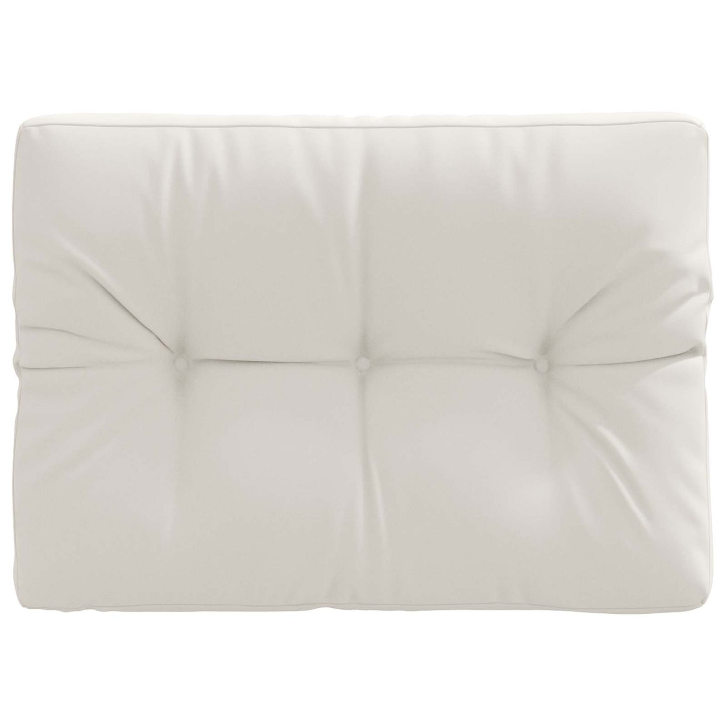 Palle rygpude VIANEN 100% polyester Hvid 70 x 60 x 12 cm