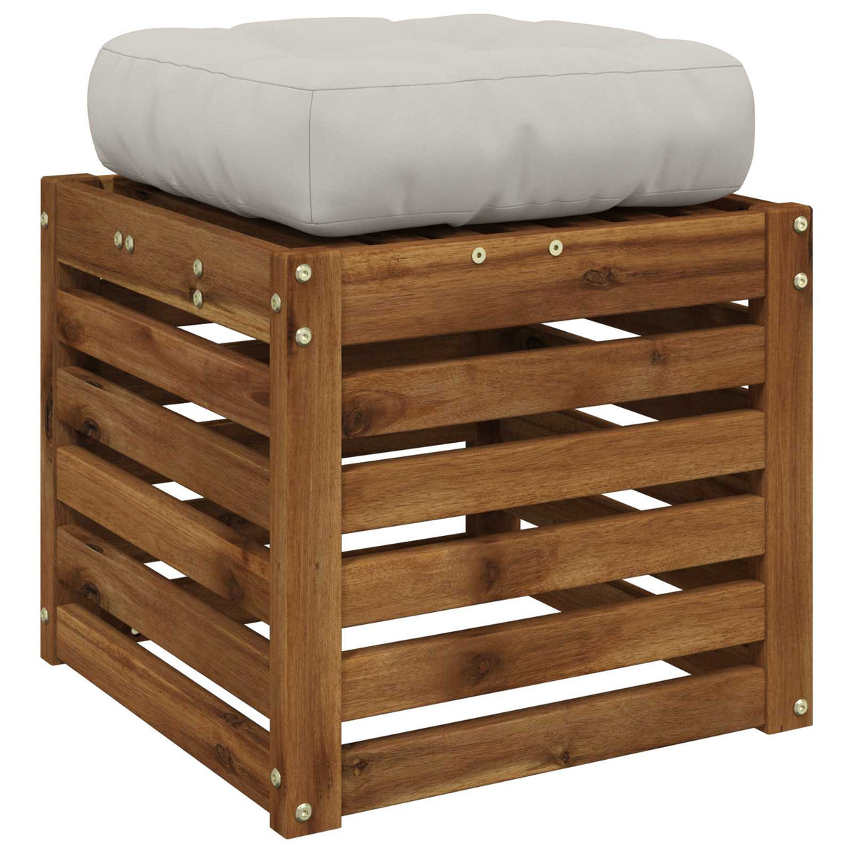 1-Stykke Sædepude VIANEN 100% polyester Hvid 40 x 40 x 12 cm