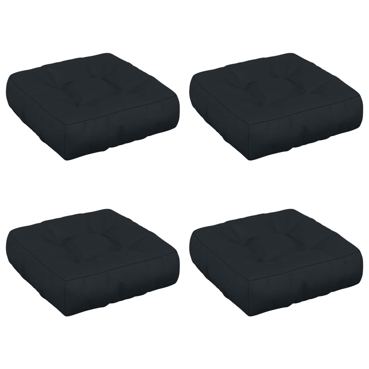 4-Stykke Sædepuder VIANEN 4 pcs 100% polyester Mørk blå