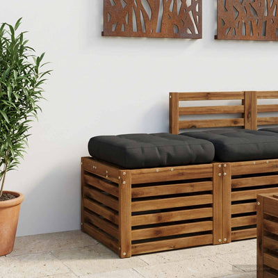 1-Stykke Sædepude VIANEN 100% polyester Sort 40 x 40 x 12 cm