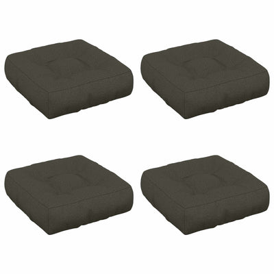 4-Stykke Sædepuder VIANEN 4 pcs 100% polyester Antracit