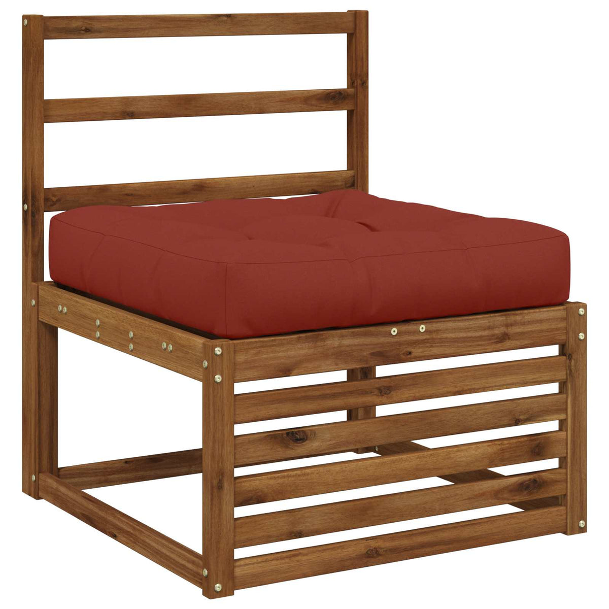 1-Stykke Sædepude VIANEN 100% polyester Rød 70 x 70 x 12 cm