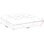 Sædepuder VIANEN 4 stk. 100% polyester Lys grøn 50 x 50 x 12 cm