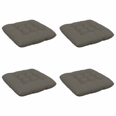 Sædepuder VIANEN 4 stk. 100% polyester Grå 50 x 50 x 12 cm