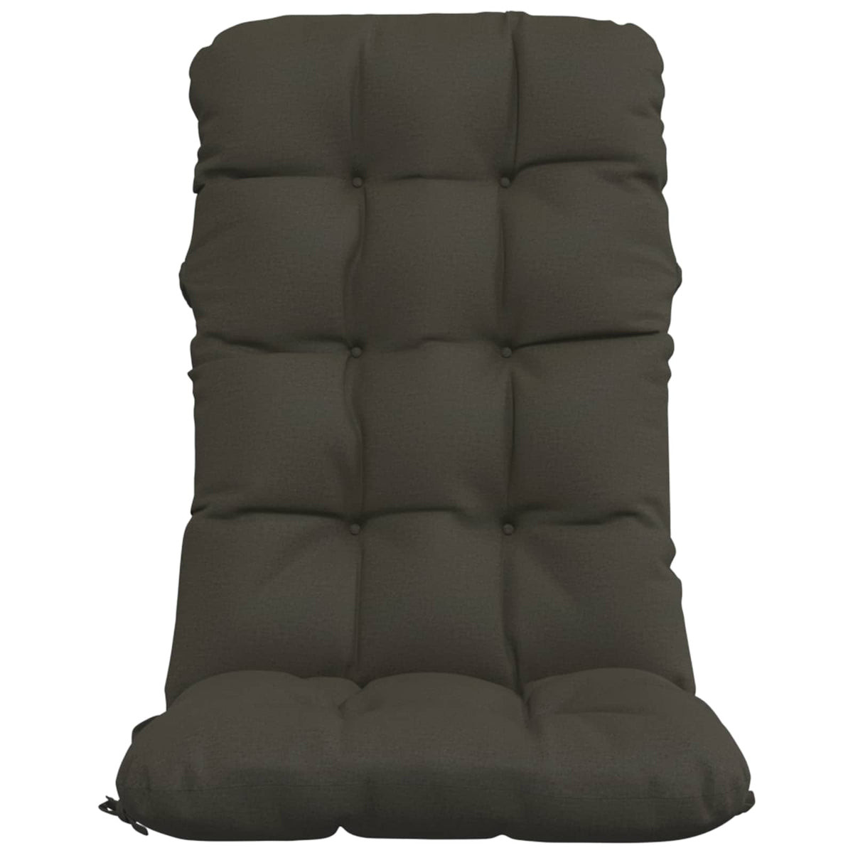 6-delt højt rygstol puder VIANEN 6 pcs 100% polyester Antracit