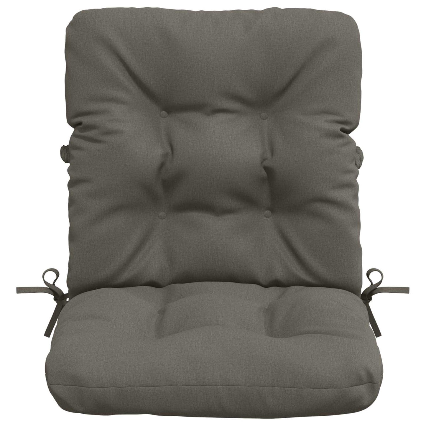 2-delt højt rygstol puder VIANEN 2 pcs 100% polyester Grå