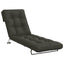 Solseng Pude VIANEN 100% polyester Antracit 200 x 50 x 8 cm