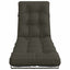 Solseng Pude VIANEN 100% polyester Antracit 200 x 50 x 8 cm