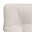 Solseng Pude VIANEN 100% polyester Hvid 200 x 60 x 8 cm