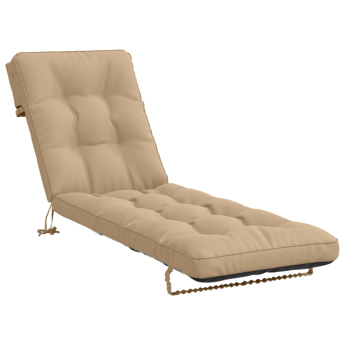 Solseng Pude VIANEN 100% polyester Sandfarvet 200 x 60 x 8 cm