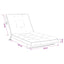 Solseng Pude VIANEN 100% polyester Cremefarvet 200 x 70 x 8 cm