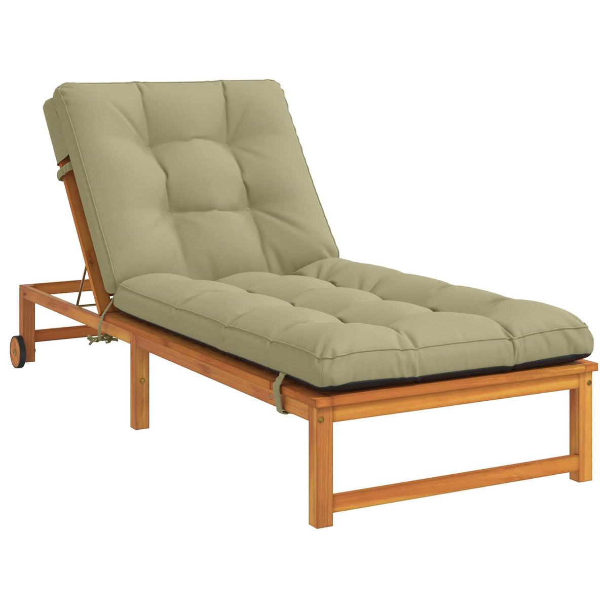 Solseng Pude VIANEN 100% polyester Lys grøn 200 x 80 x 8 cm