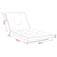 Solseng Pude VIANEN 100% polyester Hvid 200 x 80 x 8 cm