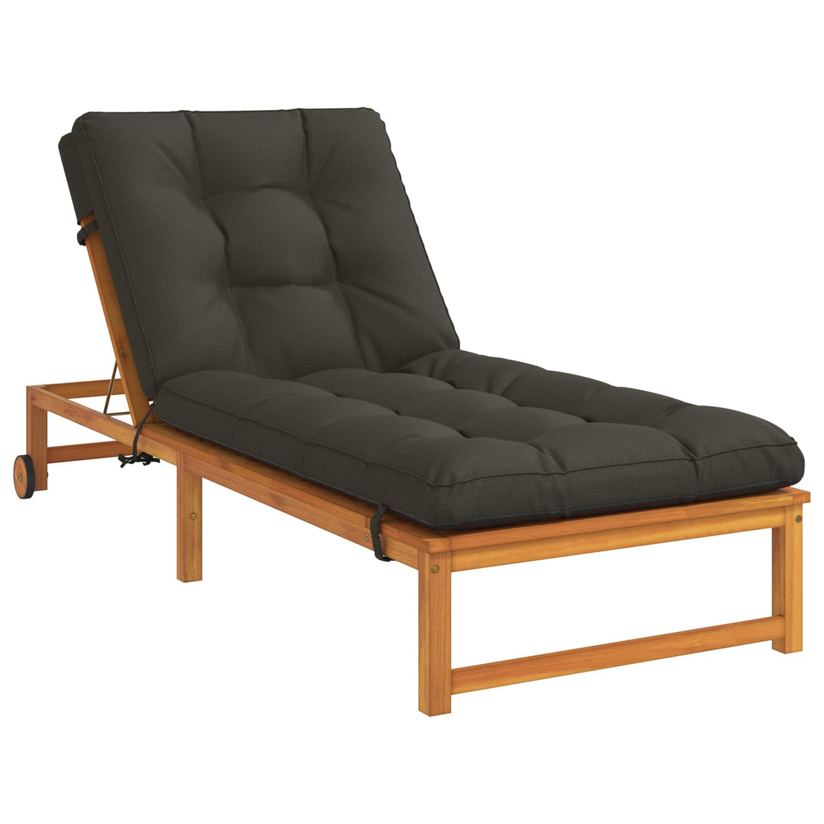 Solseng Pude VIANEN 100% polyester Antracit 200 x 80 x 8 cm