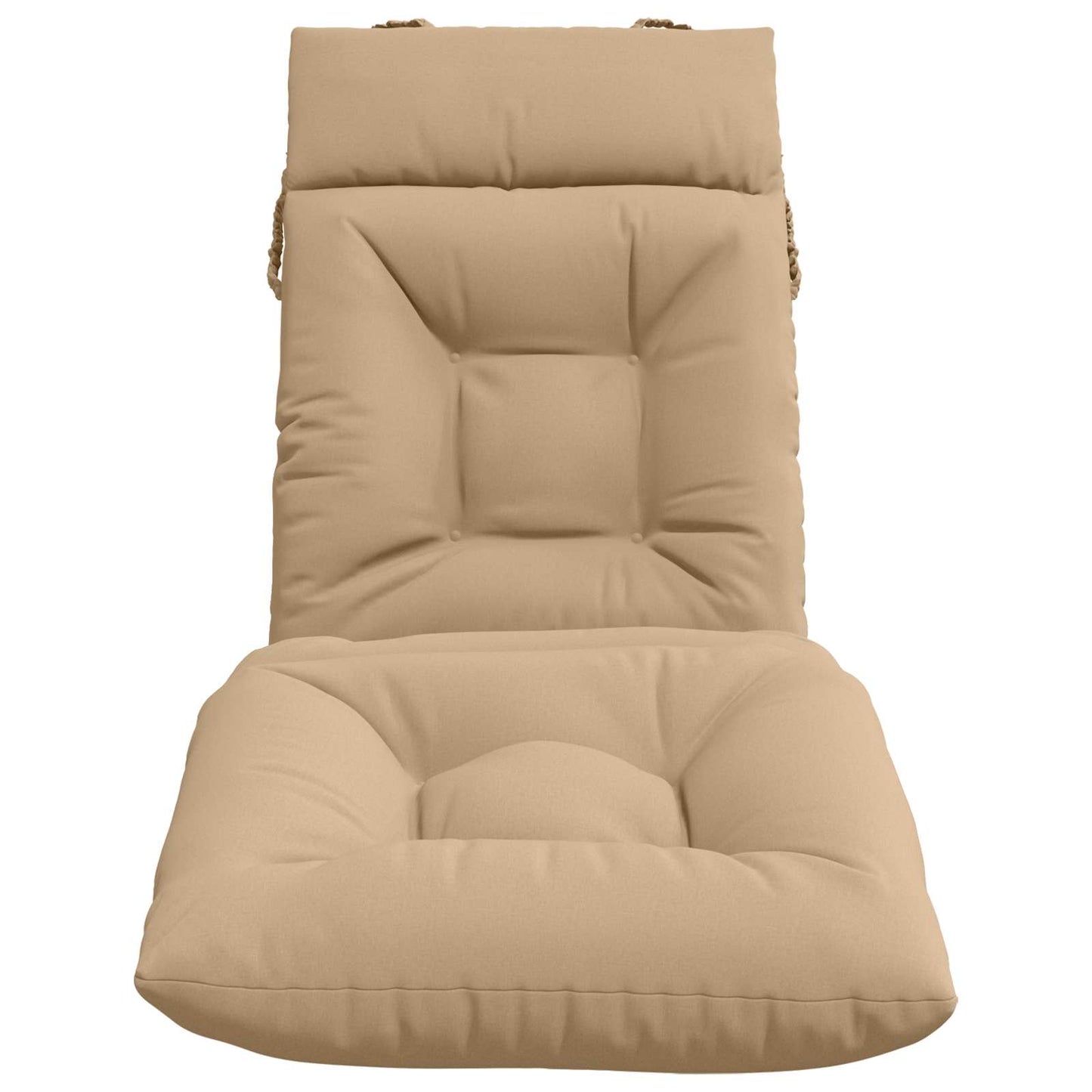 Solseng Pude VIANEN 100% polyester Sandfarvet 200 x 60 x 8 cm