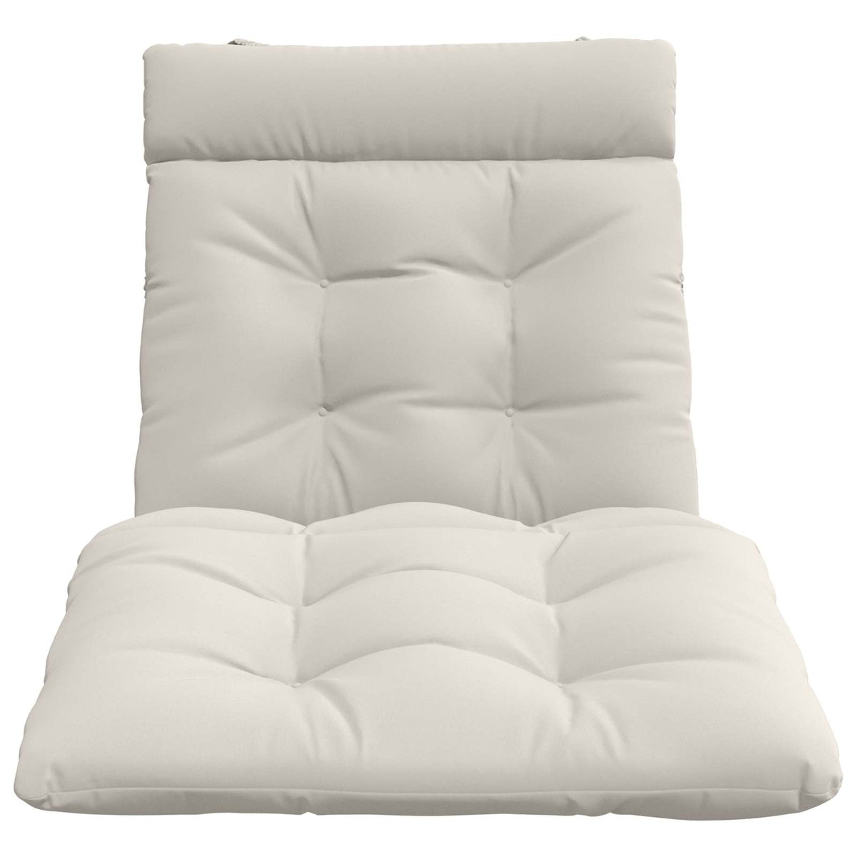 Solseng Pude VIANEN 100% polyester Hvid 200 x 80 x 8 cm
