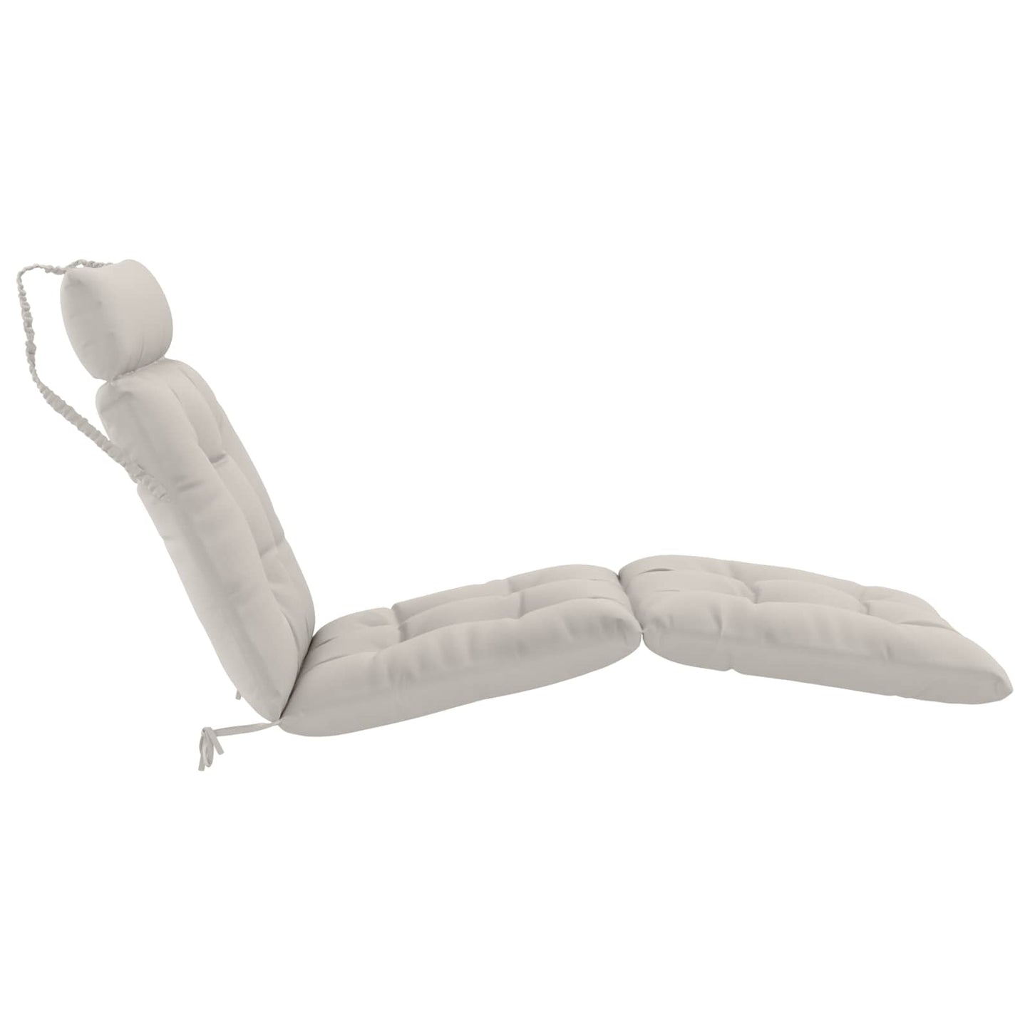 Solseng Pude VIANEN 100% polyester Hvid 200 x 90 x 8 cm
