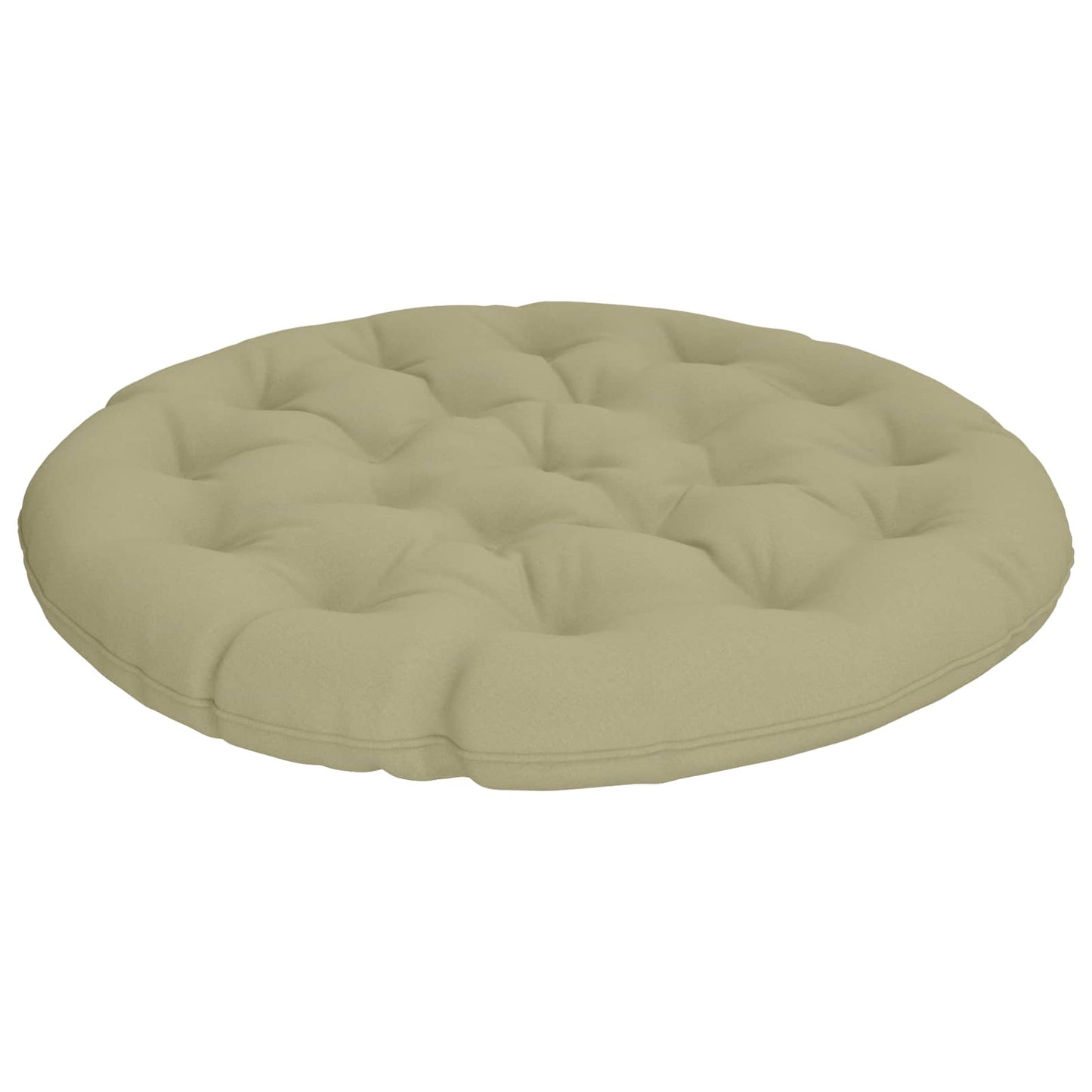 Papasan stolspude VIANEN 100% polyester Lys grøn Ø 130 x 12 cm