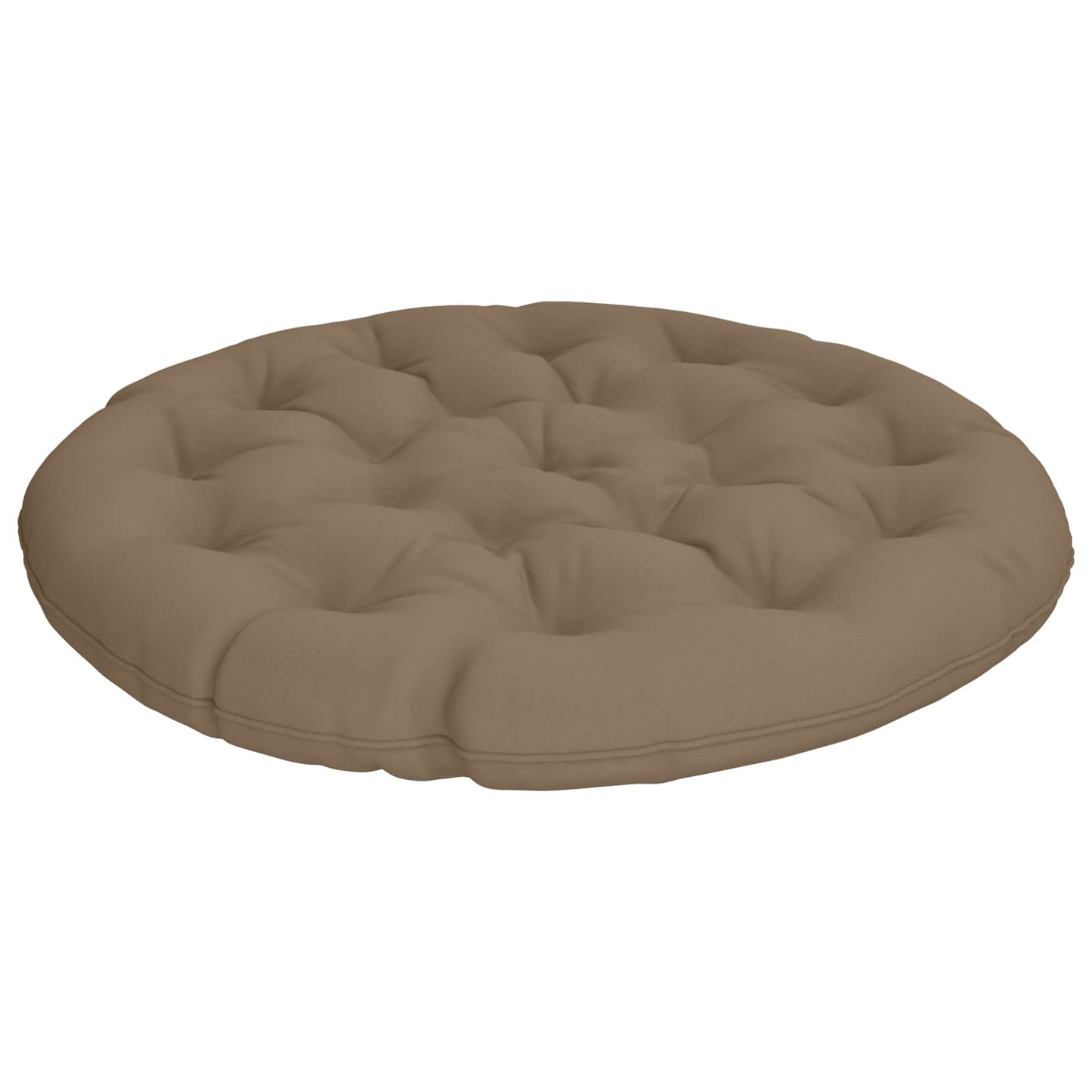 Papasan stolspude VIANEN 100% polyester Gråbrun Ø 130 x 12 cm