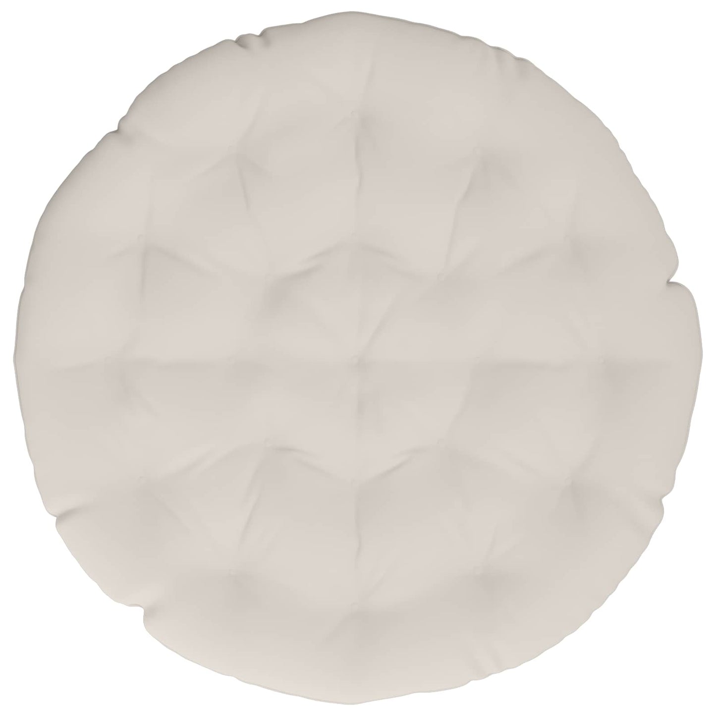 Papasan stolspude VIANEN 100% polyester Hvid Ø 130 x 12 cm