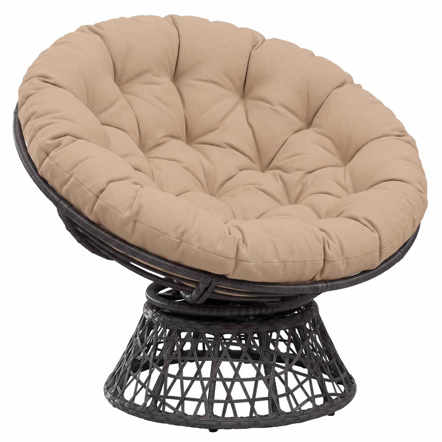 Papasan stolspude VIANEN 100% polyester Sandfarvet