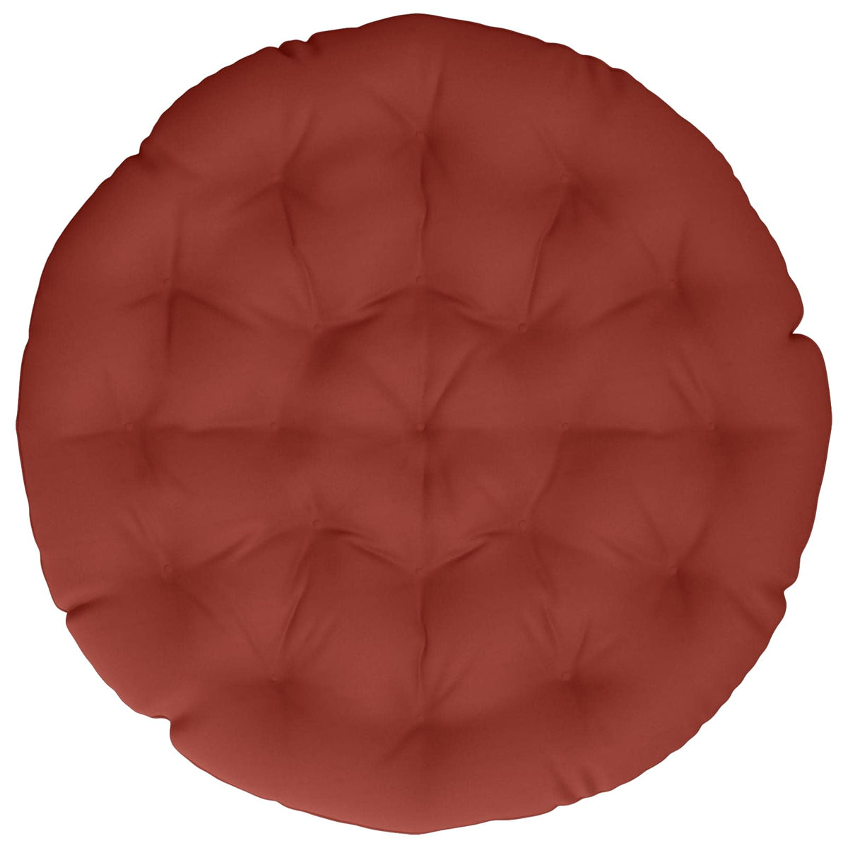 Papasan stolspude VIANEN 100% polyester Rød Ø 130 x 12 cm