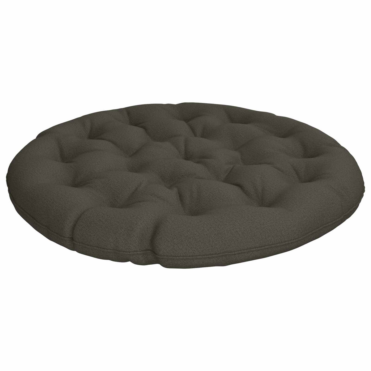 Papasan stolspude VIANEN 100% polyester Antracit Ø 130 x 12 cm