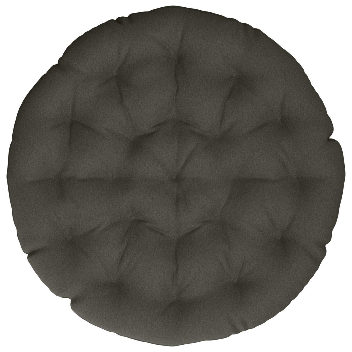 Papasan stolspude VIANEN 100% polyester Antracit Ø 130 x 12 cm