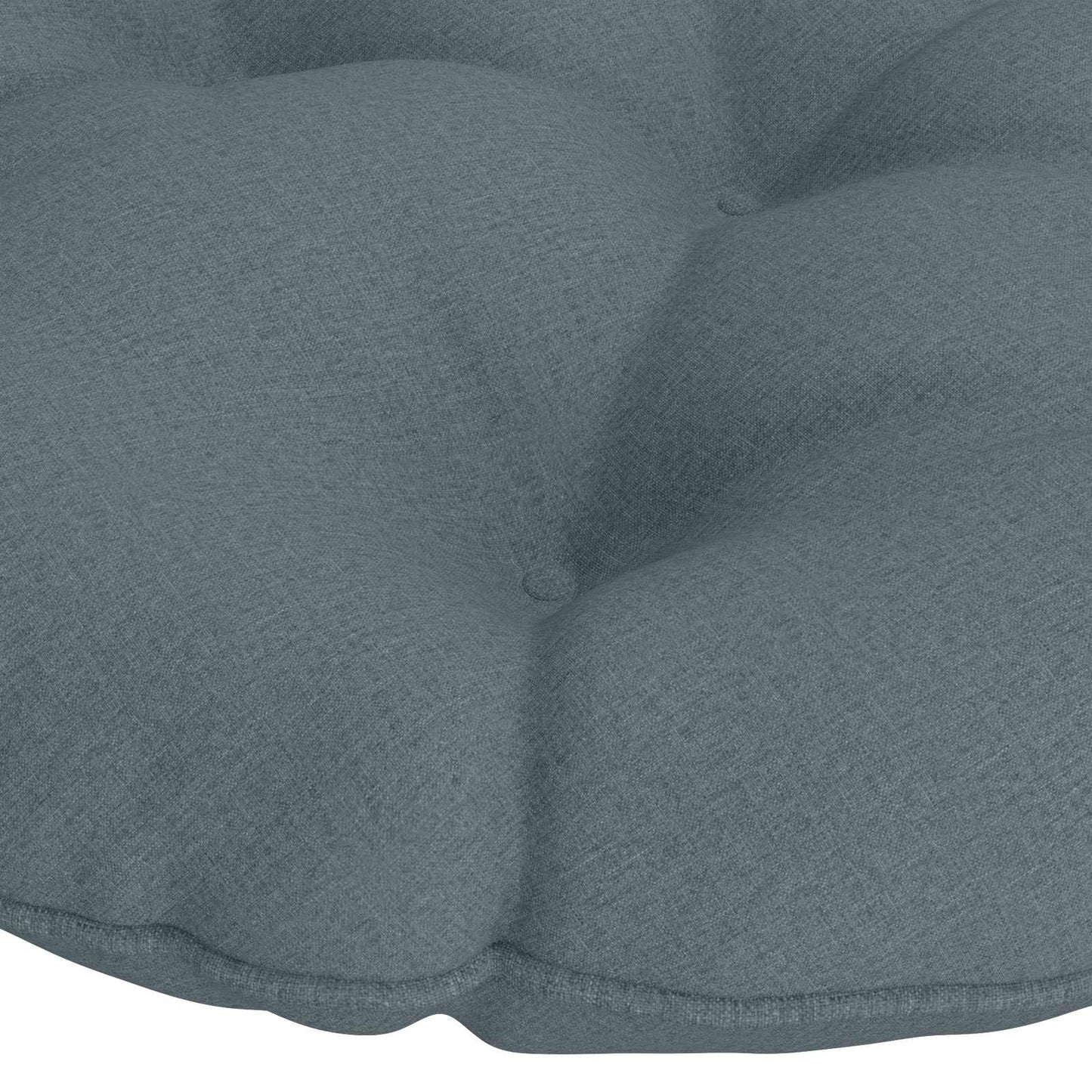 Papasan stolspude VIANEN 100% polyester Blå Ø 120 x 12 cm