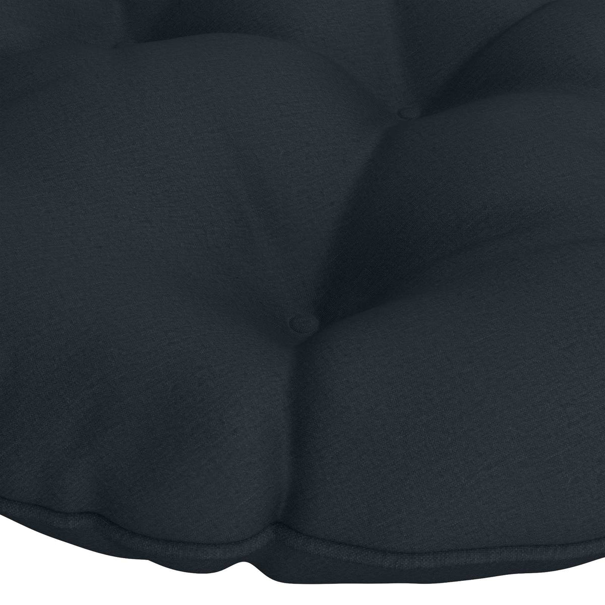 Papasan stolspude VIANEN 100% polyester Mørk blå Ø 120 x 12 cm