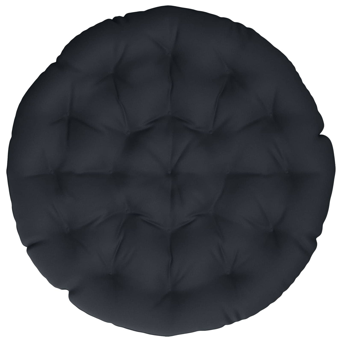 Papasan stolspude VIANEN 100% polyester Mørk blå Ø 120 x 12 cm