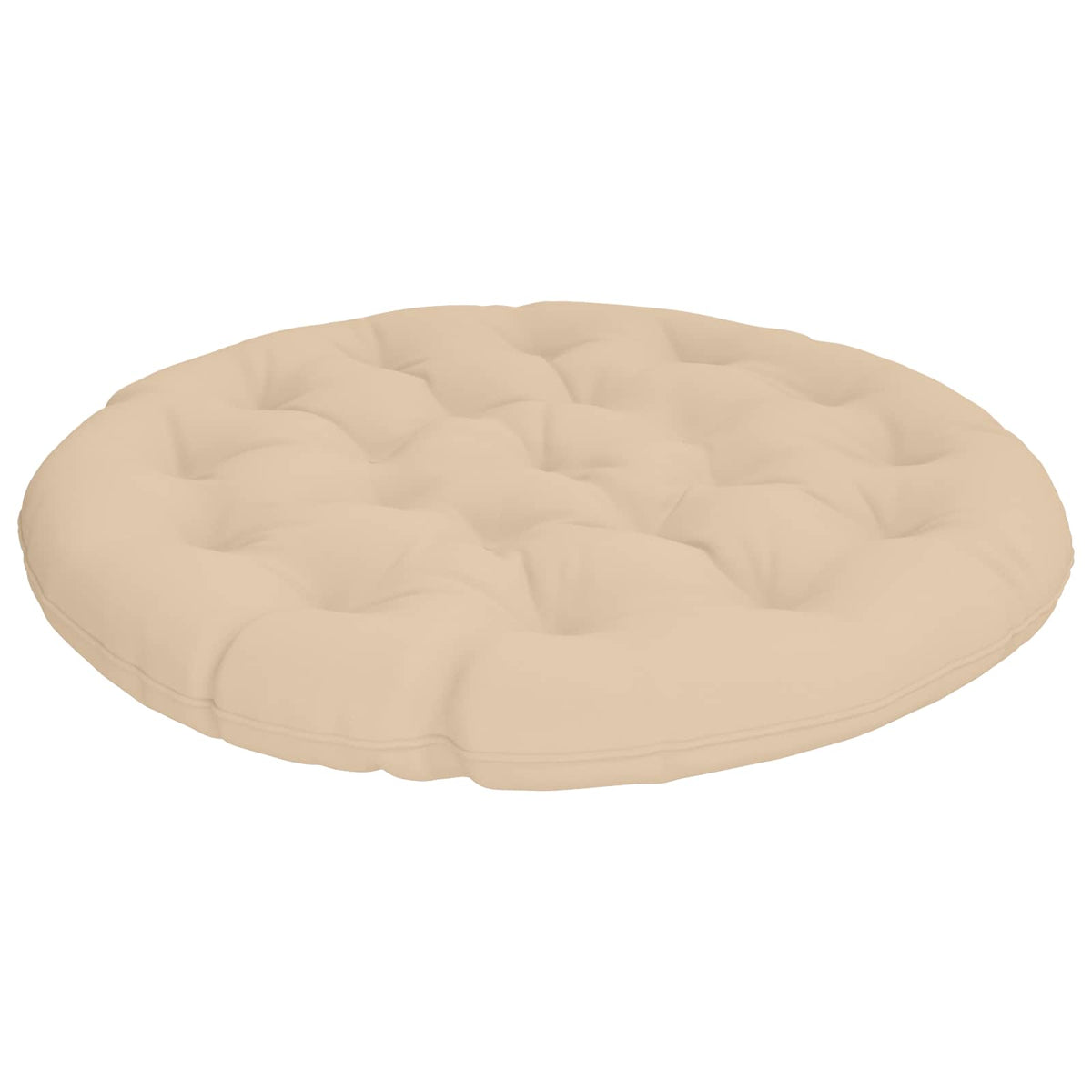 Papasan stolspude VIANEN 100% polyester Cremefarvet
