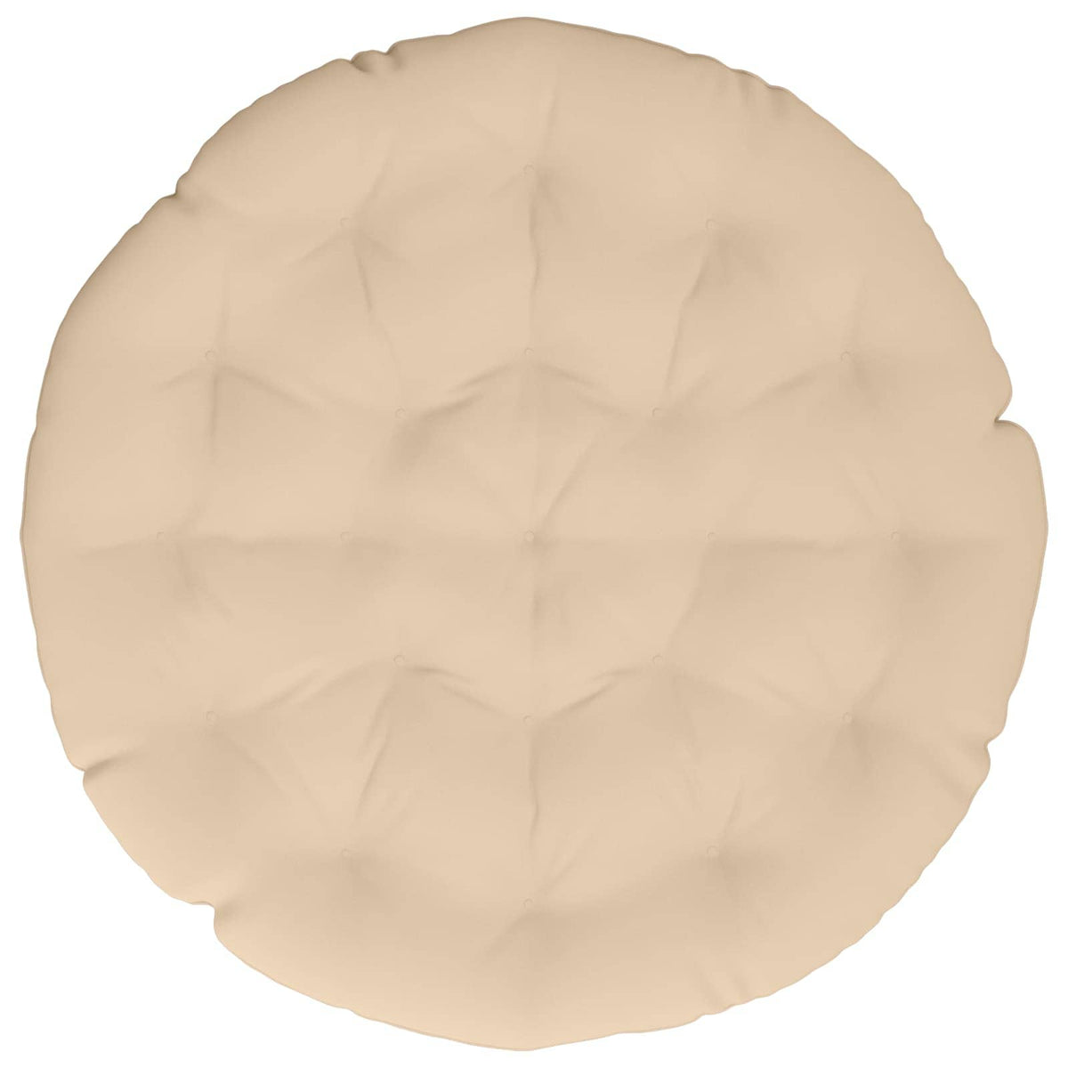 Papasan stolspude VIANEN 100% polyester Cremefarvet