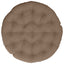 Papasan stolspude VIANEN 100% polyester Gråbrun Ø 100 x 12 cm